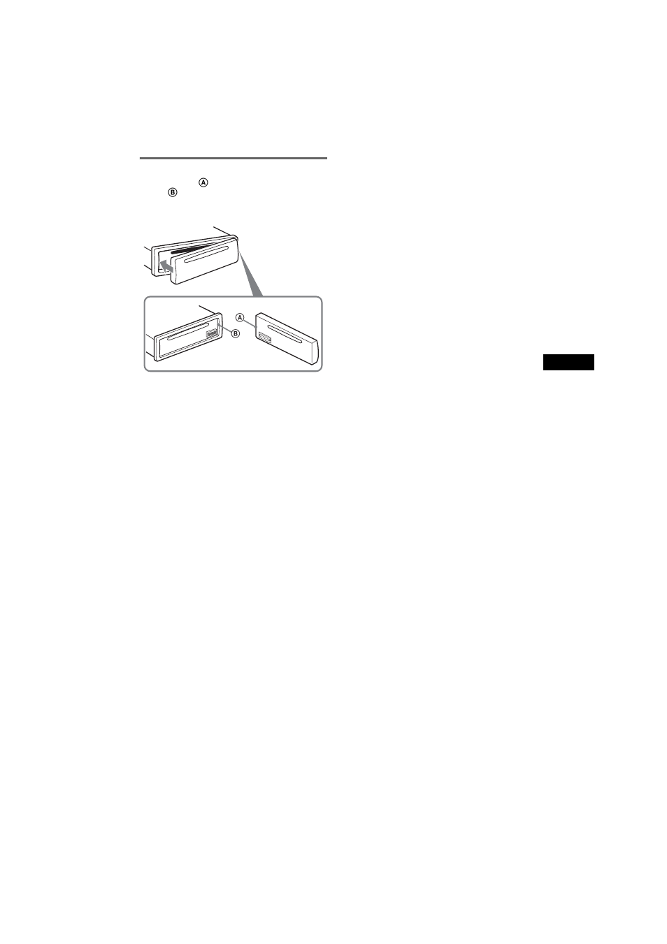 Anbringen der frontplatte | Sony CDX-S2050V User Manual | Page 19 / 80