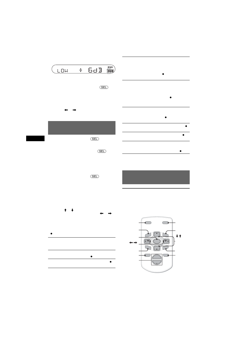 Réglage des paramètres de configuration - set, Utilisation de télécommandes en option, Mini-télécommande rm-x114 | Réglage des paramètres de configuration, Set utilisation de télécommandes en option, Réglage des paramètres de configuration — set, Emplacement des commandes | Sony CDX-S2050V User Manual | Page 40 / 80