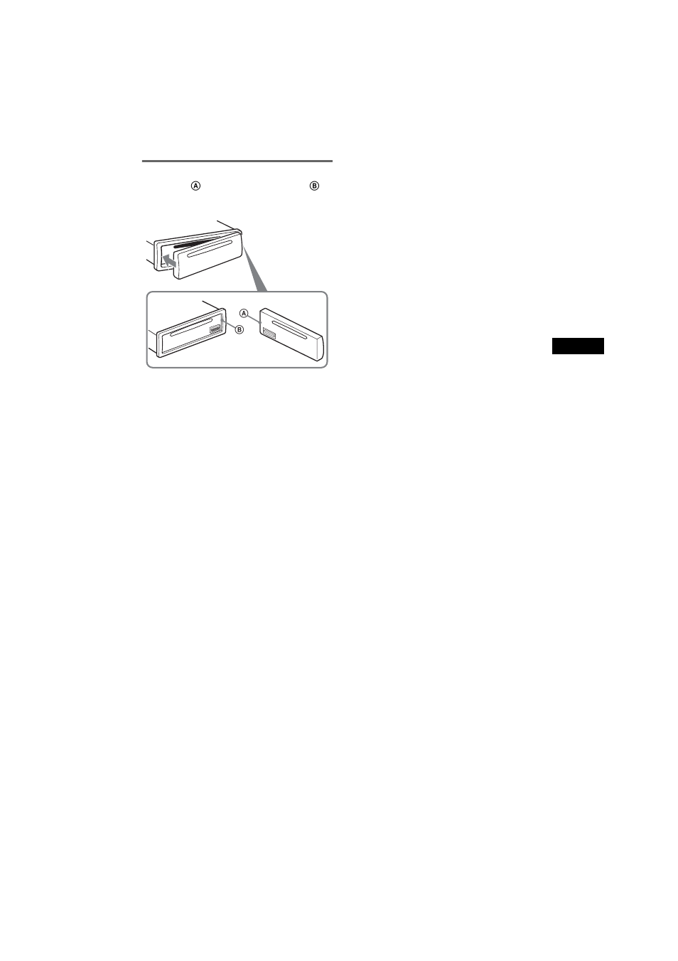 Attaching the front panel | Sony CDX-S2050V User Manual | Page 5 / 80