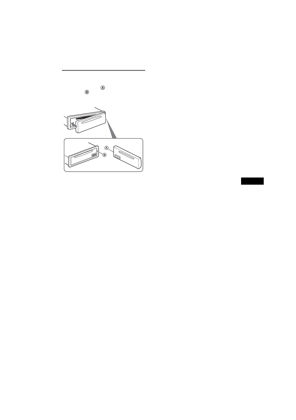 Installazione del pannello anteriore | Sony CDX-S2050V User Manual | Page 51 / 80
