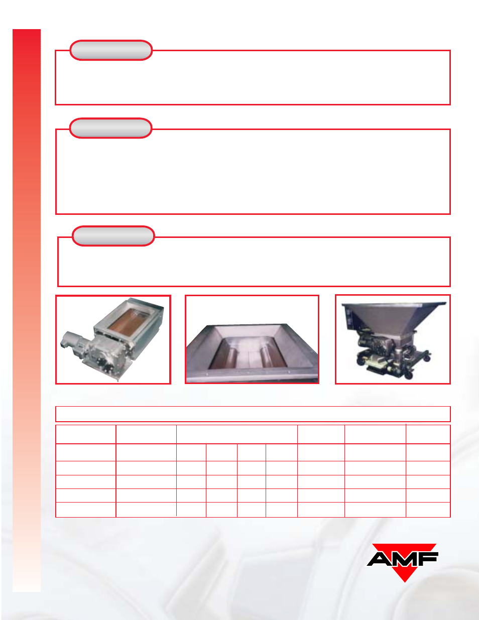 New rotary dough feeder, Rotary dough feeder | AMF RDF - 48 User Manual | Page 2 / 2