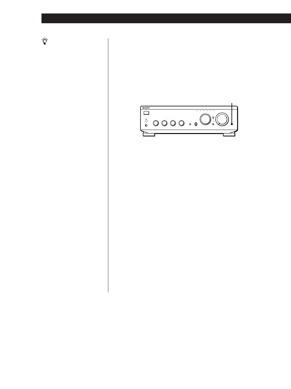 Basisbediening 8 | Sony TA-FE210 User Manual | Page 20 / 48