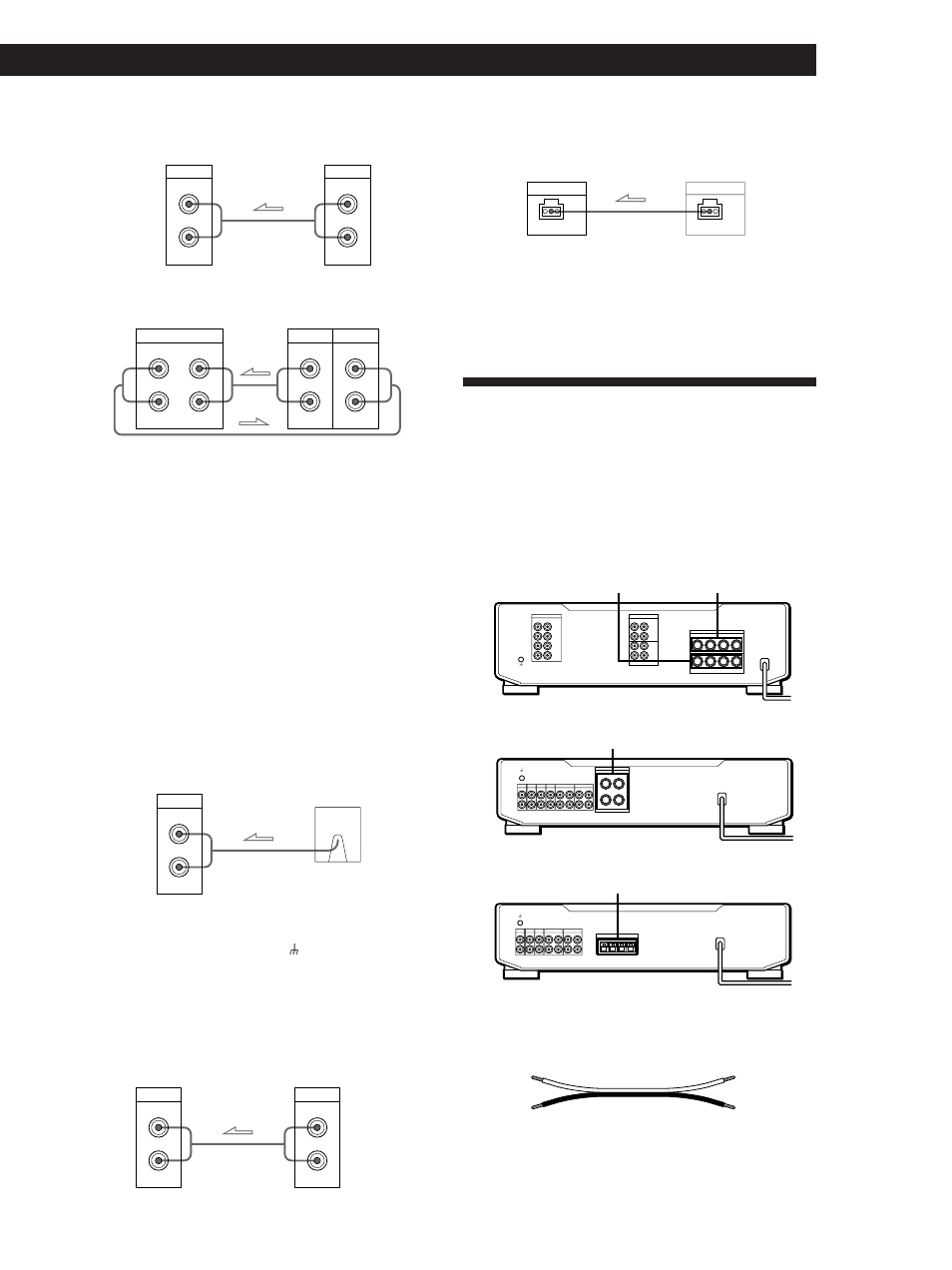 Anschluß von lautsprechern, Vorbereitung 5, Übersicht | Cassettendeck, dat-deck oder md-deck, Plattenspieler, Hinweis, Benötigte kabel, Ta-fe210, Tuner, Verstärker | Sony TA-FE210 User Manual | Page 5 / 48