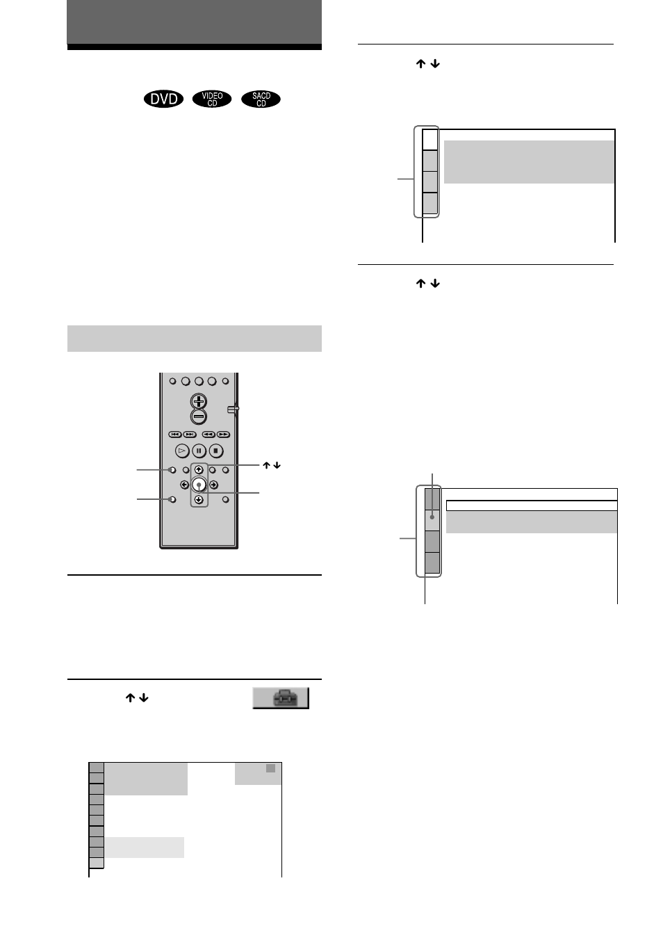 Uso de la pantalla de ajustes, Cómo utilizar la pantalla de ajustes | Sony DAV-C700 User Manual | Page 148 / 496