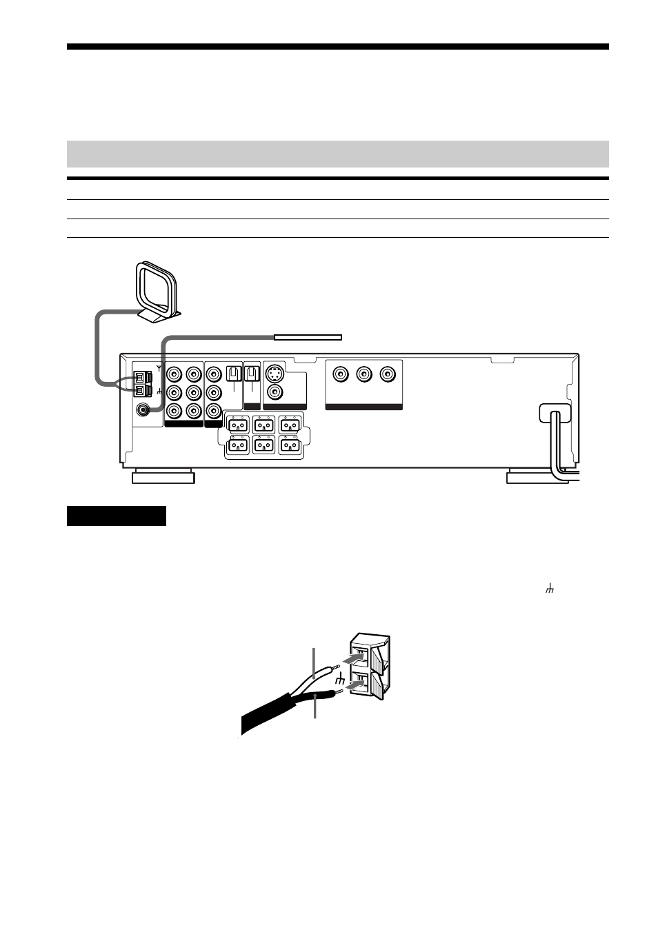 Stap 2: antenne aansluiten, Antenneaansluitingen, Opmerkingen | Am-kaderantenne fm-draadantenne | Sony DAV-C700 User Manual | Page 186 / 496