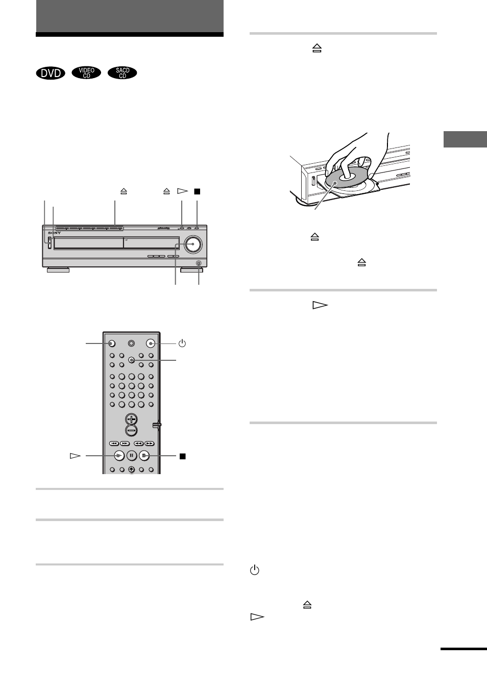 Discs afspelen | Sony DAV-C700 User Manual | Page 197 / 496