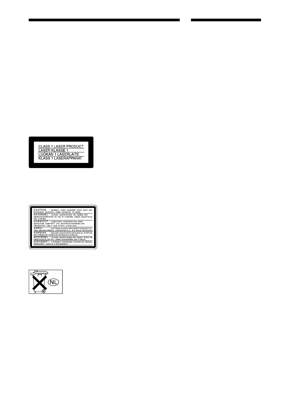 Varning välkommen | Sony DAV-C700 User Manual | Page 250 / 496