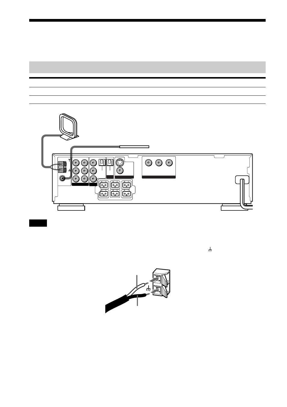 Steg 2: koppla antenner, Uttag för koppling av antenner, Am-antenn fm-antenn | Sony DAV-C700 User Manual | Page 268 / 496