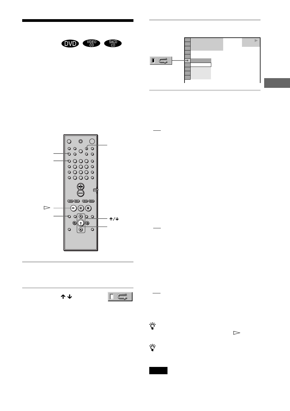 Spela upprepade gånger, Spela skivor, Välj repetering | Repeat play), Tryck på dvd display | Sony DAV-C700 User Manual | Page 287 / 496