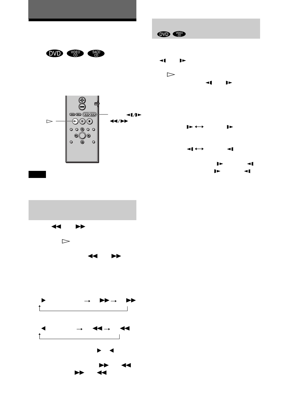Söka efter en viss punkt på en skiva | Sony DAV-C700 User Manual | Page 288 / 496