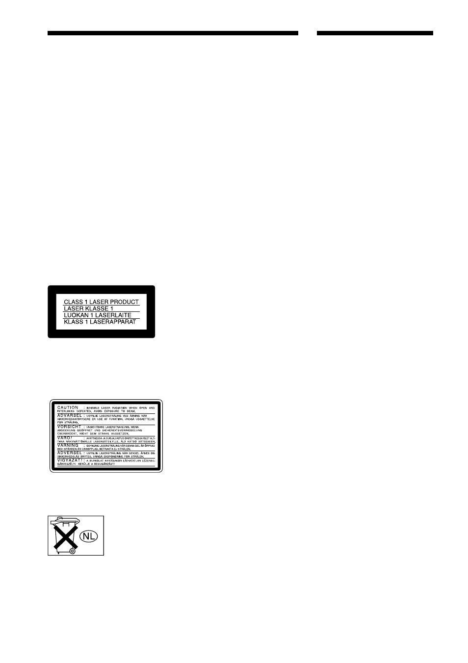 Complimenti, Attenzione | Sony DAV-C700 User Manual | Page 332 / 496