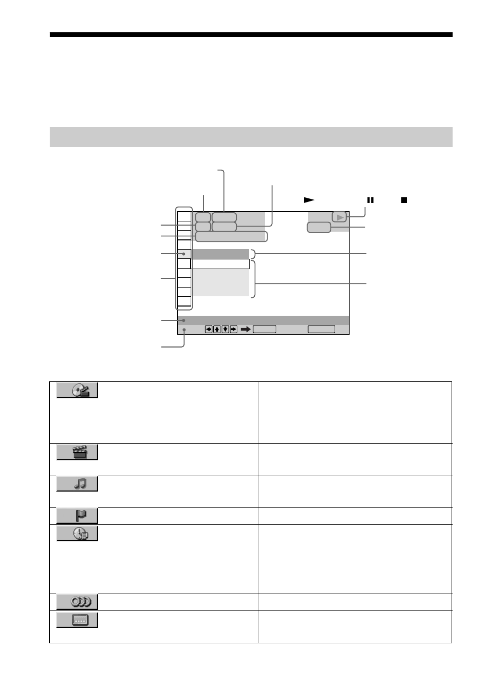 Guida al display del menu di controllo, Magic pad), Menu di controllo | Sony DAV-C700 User Manual | Page 344 / 496