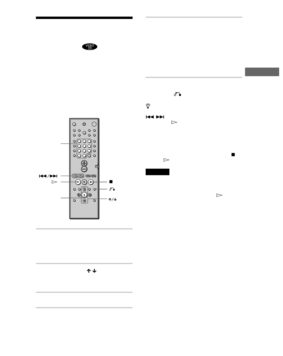 Wiedergeben von video- cds mit pbc-funktionen, W iedergeben von cds/dvds, Pbc-wiedergabe) | Drücken sie enter | Sony DAV-C700 User Manual | Page 35 / 496