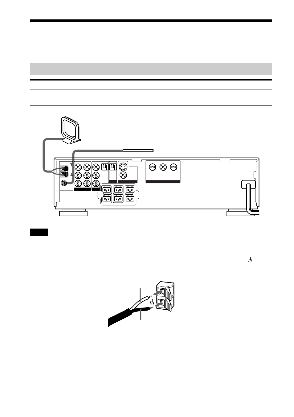 Punto 2: collegamento dell’antenna, Terminali per il collegamento delle antenne, Antenna a telaio am antenna a filo fm | Sony DAV-C700 User Manual | Page 350 / 496