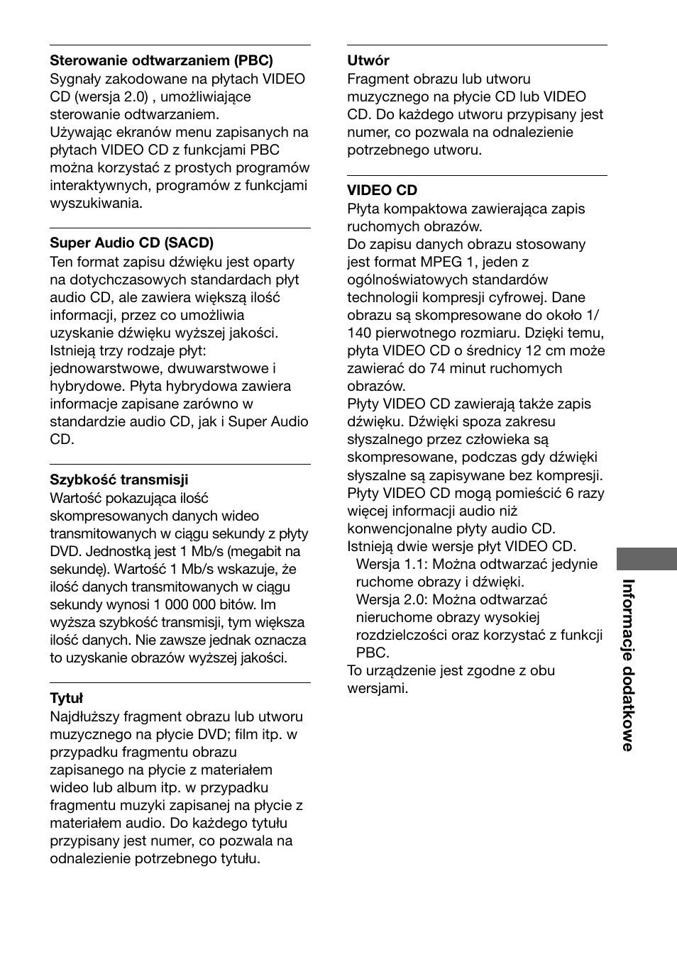 Sony DAV-C700 User Manual | Page 491 / 496