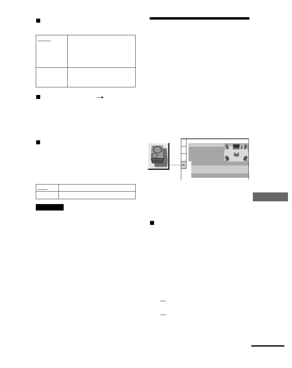 Einstellungen für die lautsprecher, Einstellen des geräts, Lautsprecher) | Sony DAV-C700 User Manual | Page 69 / 496