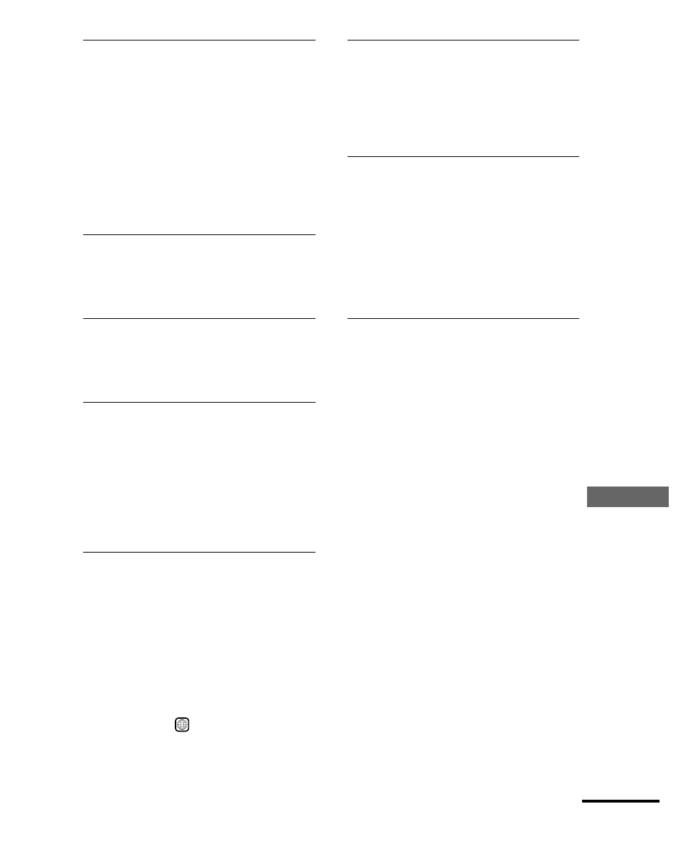 Sony DAV-C700 User Manual | Page 79 / 496