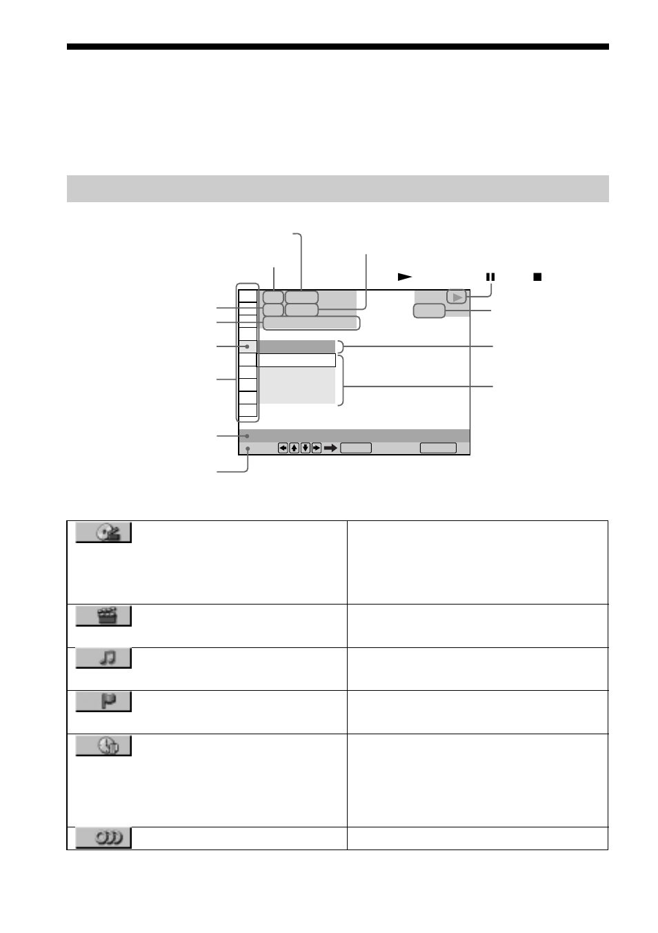 Guía de la pantalla del menú de control, Magic pad), Menú de control | Sony DAV-C700 User Manual | Page 98 / 496