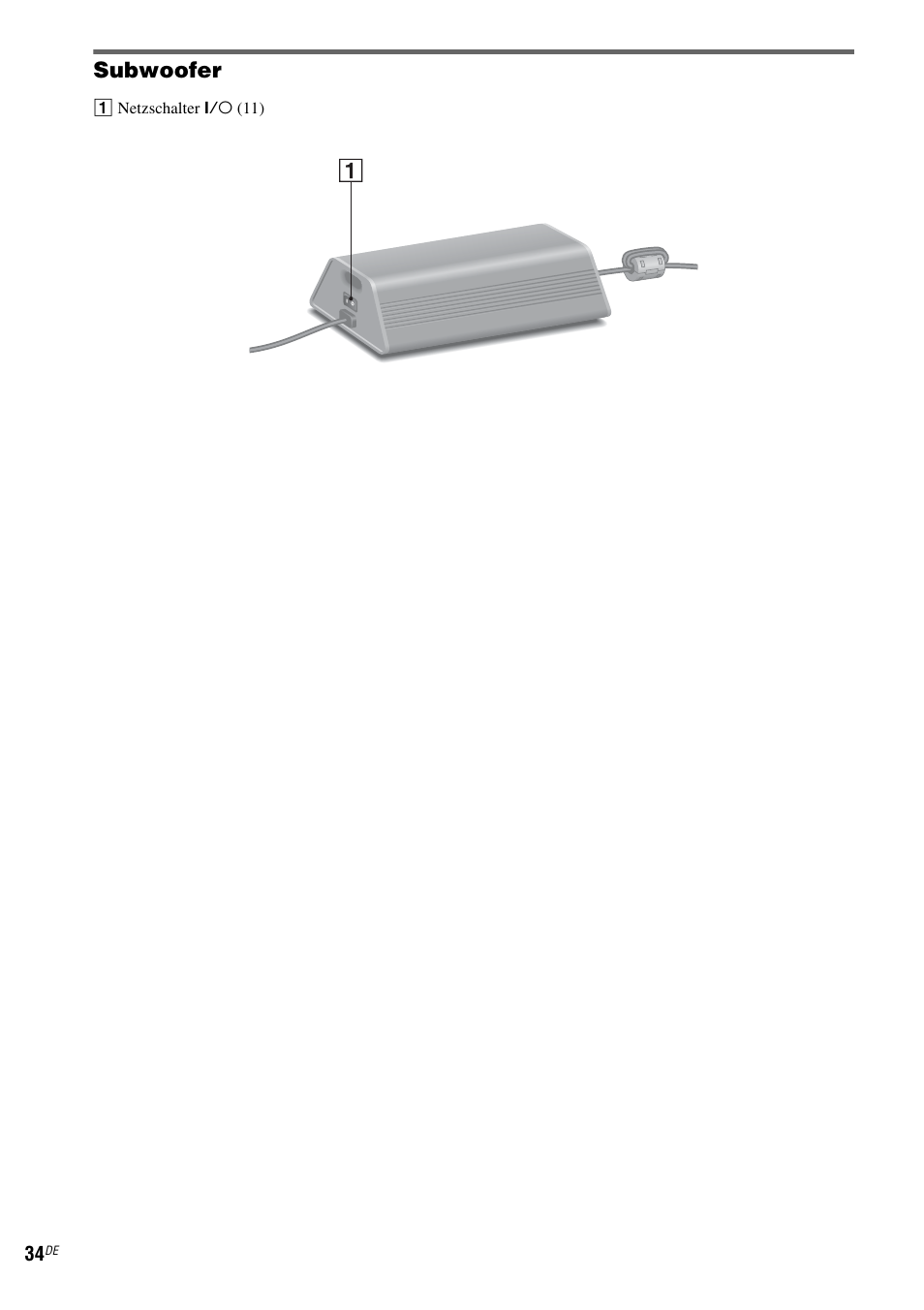 Subwoofer | Sony CPF-IX001 User Manual | Page 140 / 379