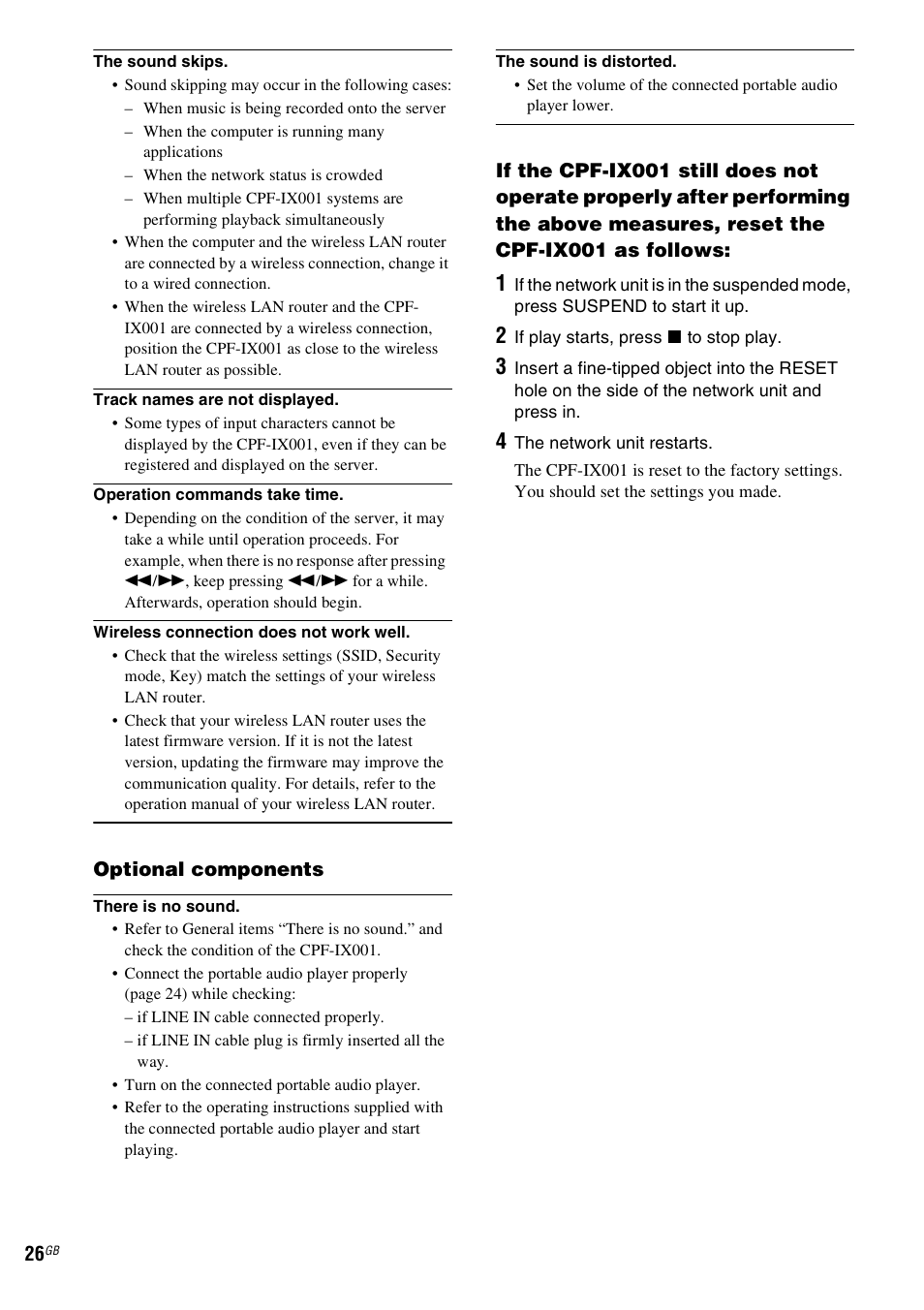 Sony CPF-IX001 User Manual | Page 26 / 379
