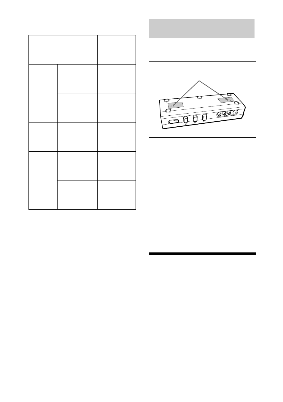 Cómo utilizar las cintas de velcro suministradas, Especificaciones, Cómo utilizar las cintas de velcro | Suministradas | Sony IFU-HS1 User Manual | Page 22 / 32
