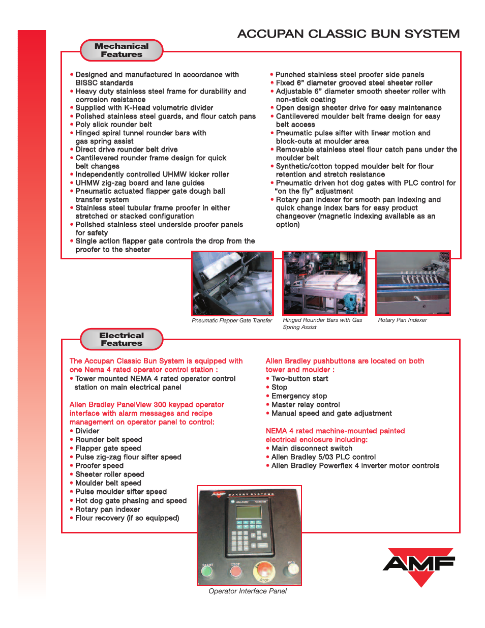 AMF Accupan Classic Bun System User Manual | Page 2 / 4