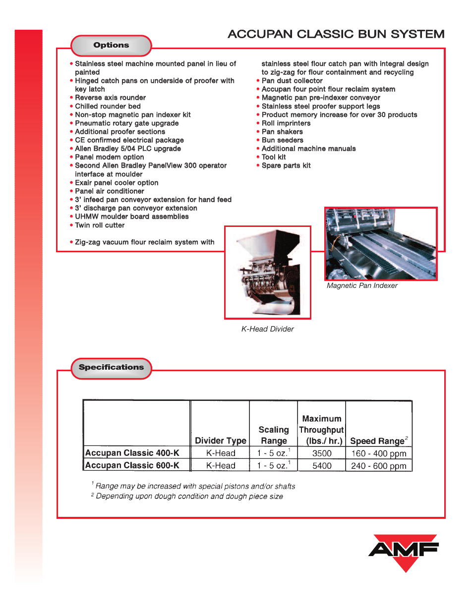 AMF Accupan Classic Bun System User Manual | Page 3 / 4