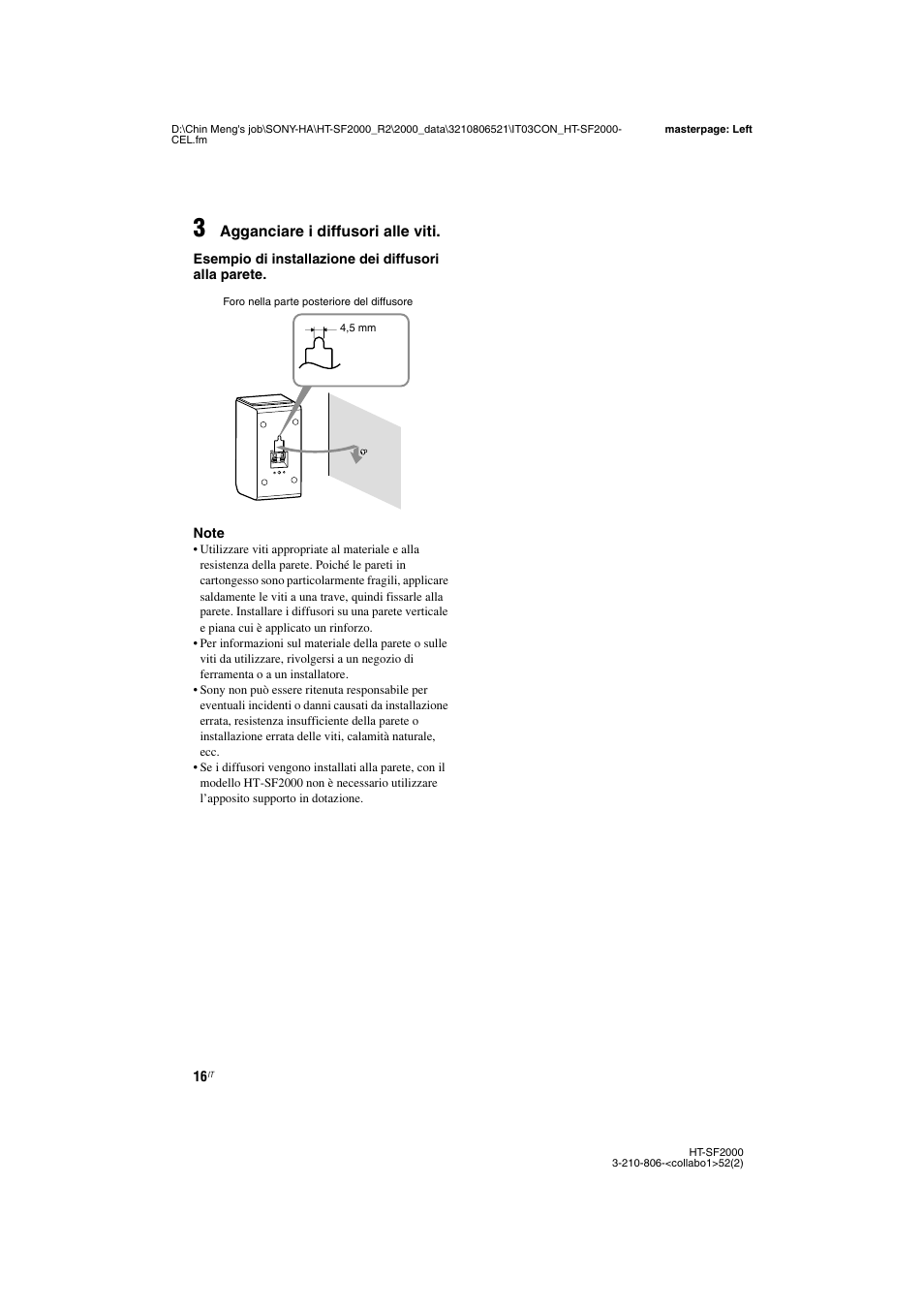 Sony HT-SS2000 User Manual | Page 16 / 148