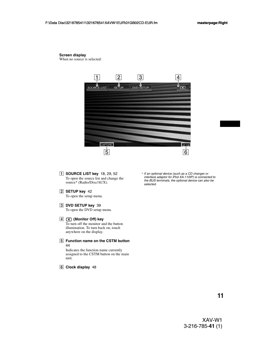 Sony XAV-W1 User Manual | Page 11 / 344