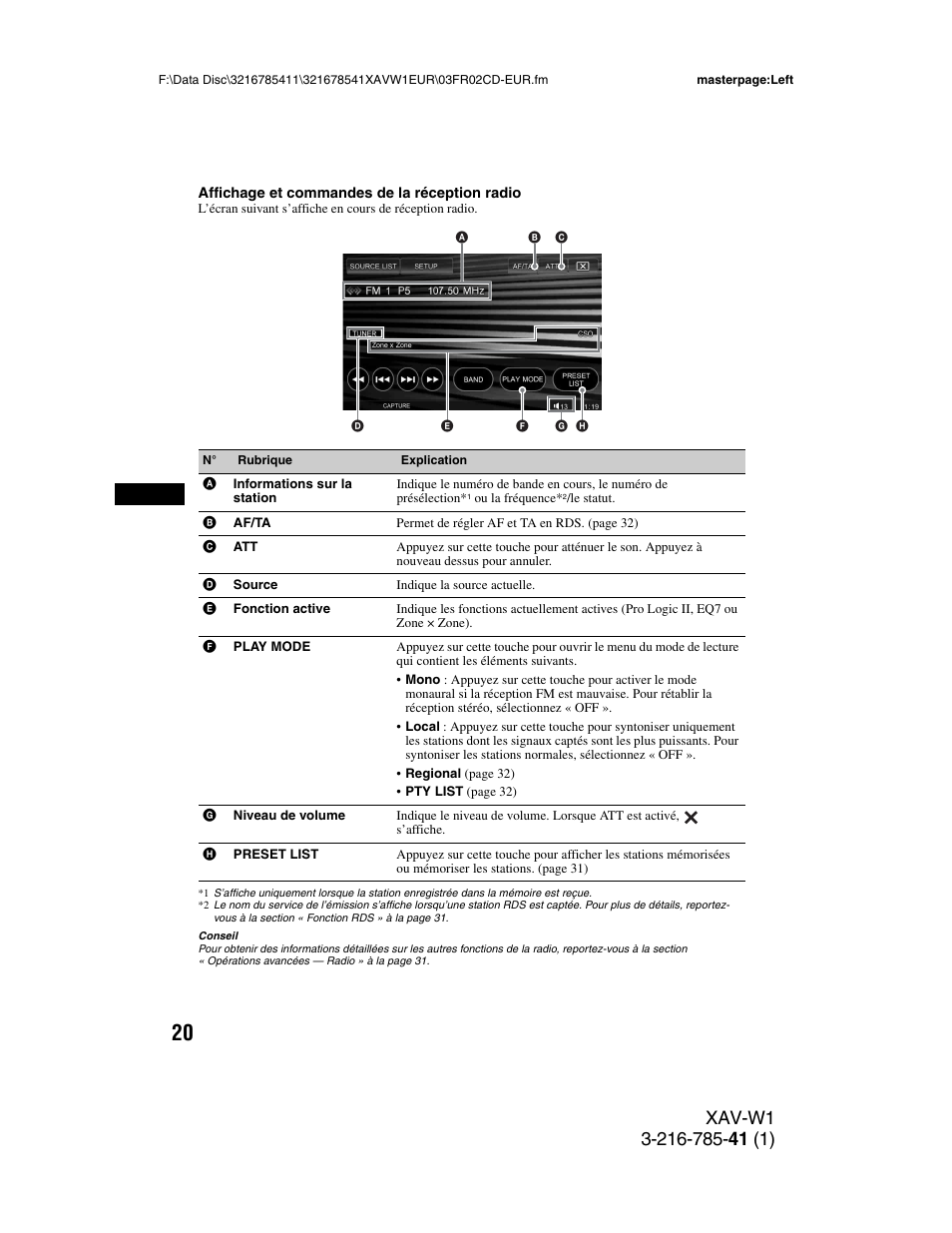 Sony XAV-W1 User Manual | Page 154 / 344
