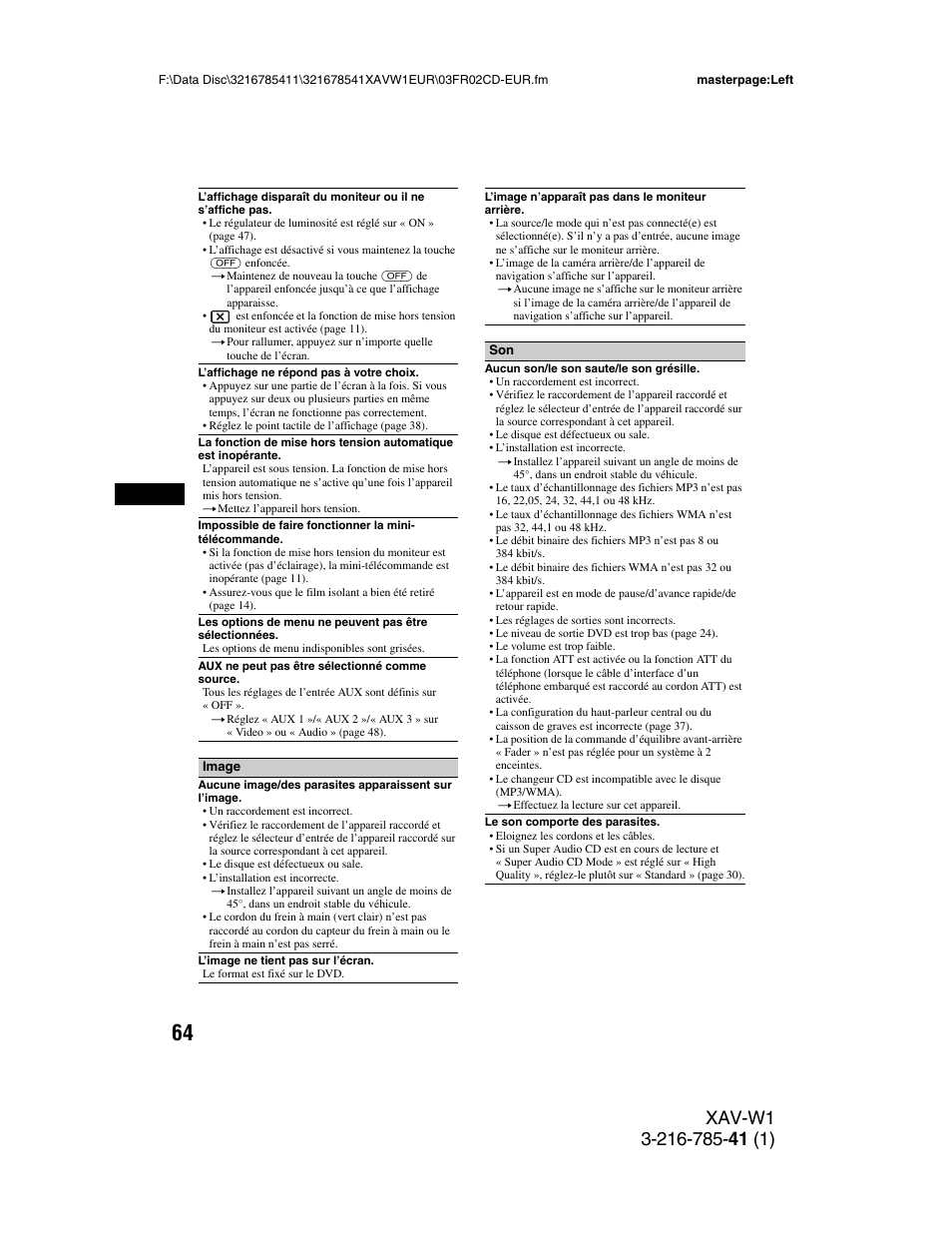 Sony XAV-W1 User Manual | Page 198 / 344