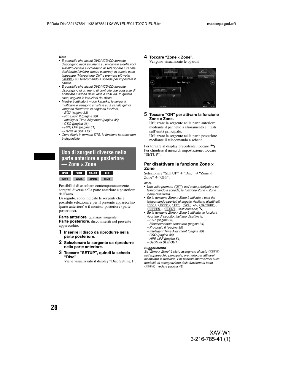 Sony XAV-W1 User Manual | Page 232 / 344