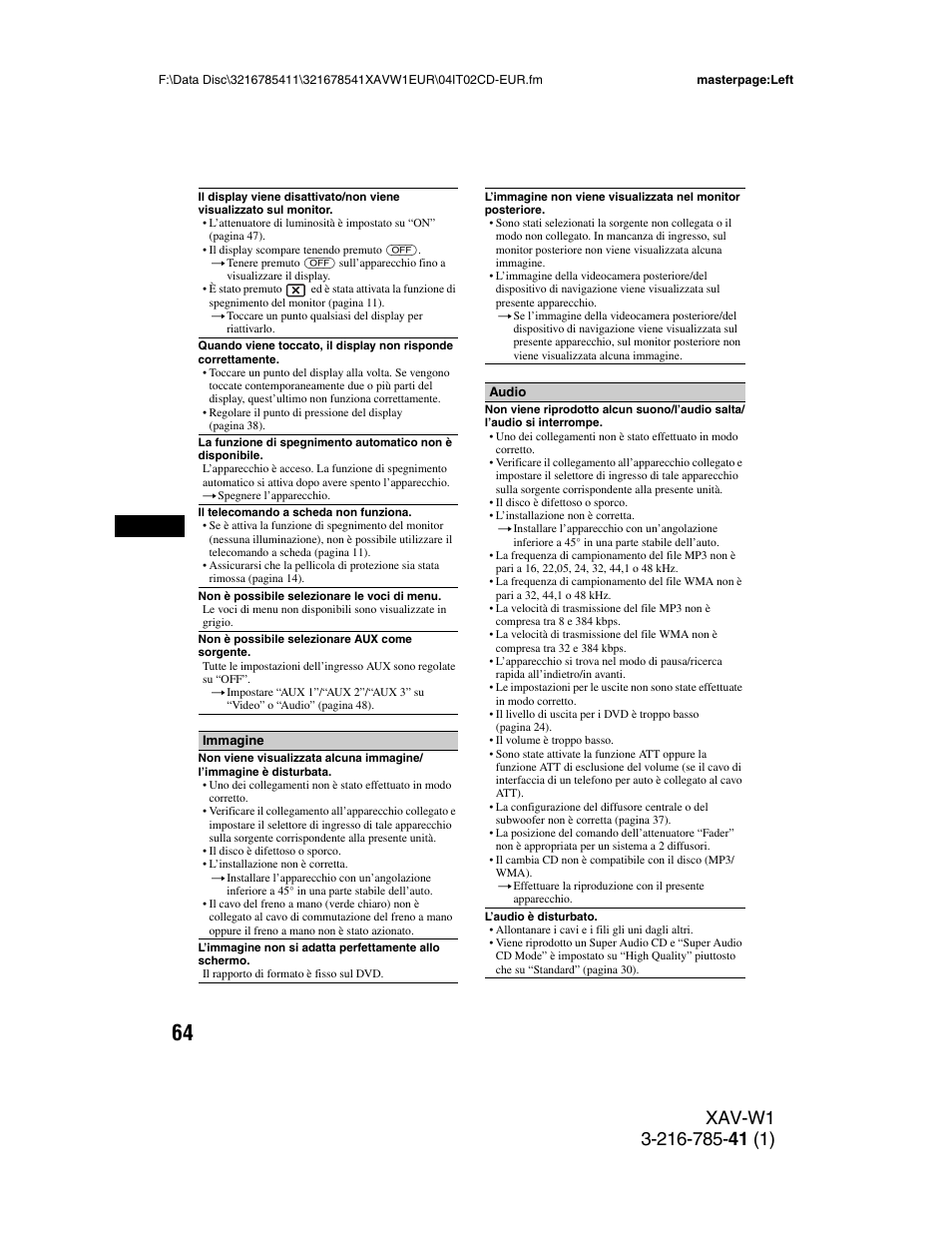 Sony XAV-W1 User Manual | Page 268 / 344