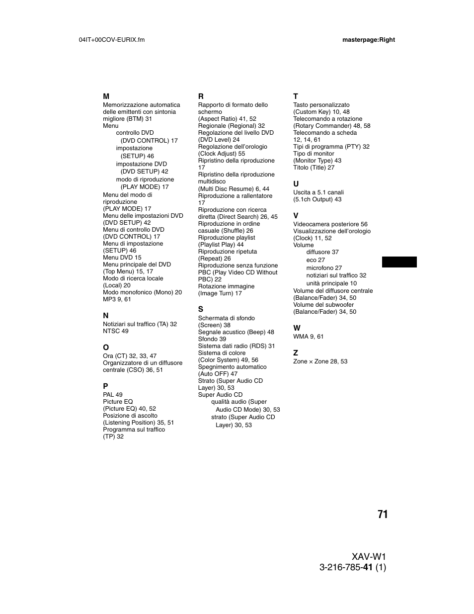 Sony XAV-W1 User Manual | Page 275 / 344