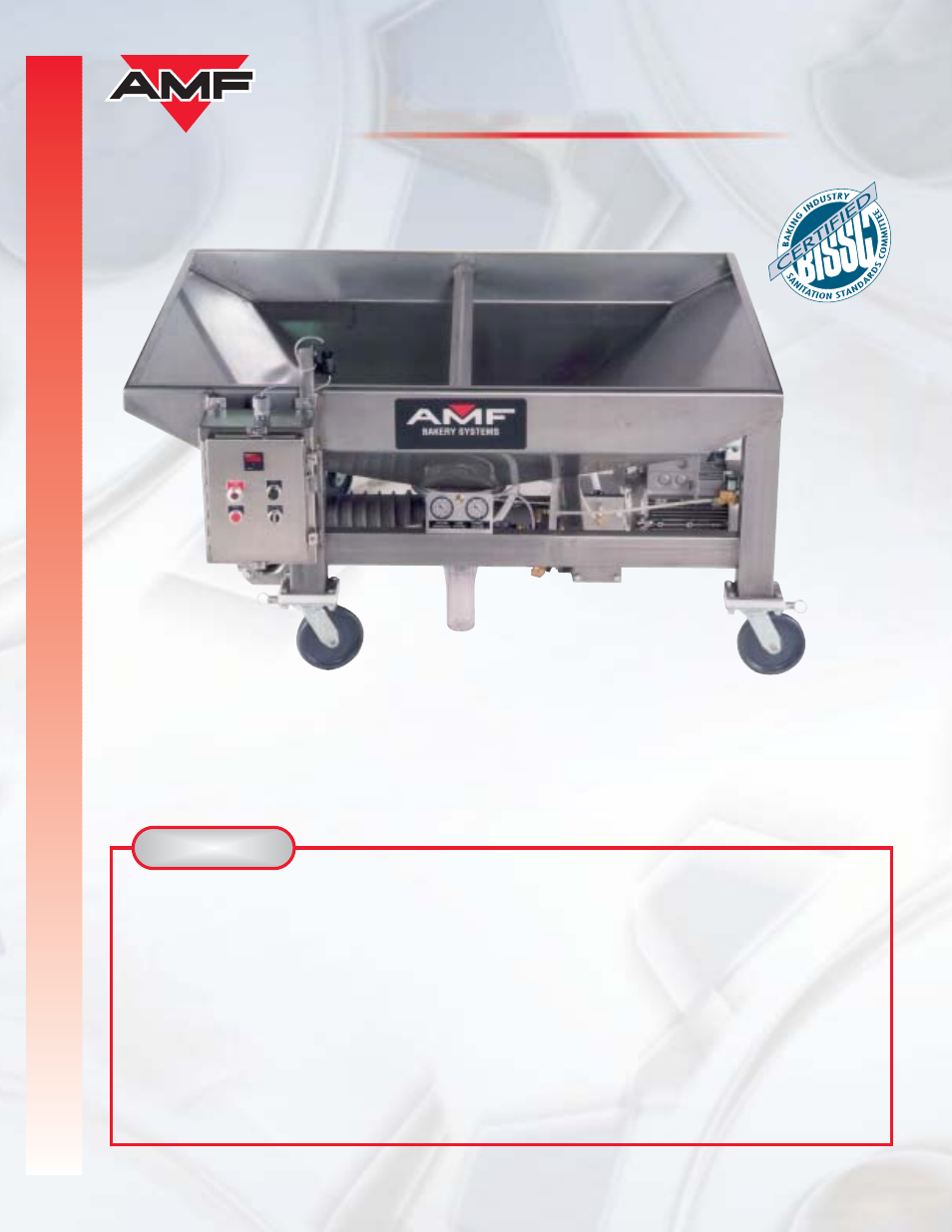 AMF Z Dough Pump Series IV User Manual | 4 pages