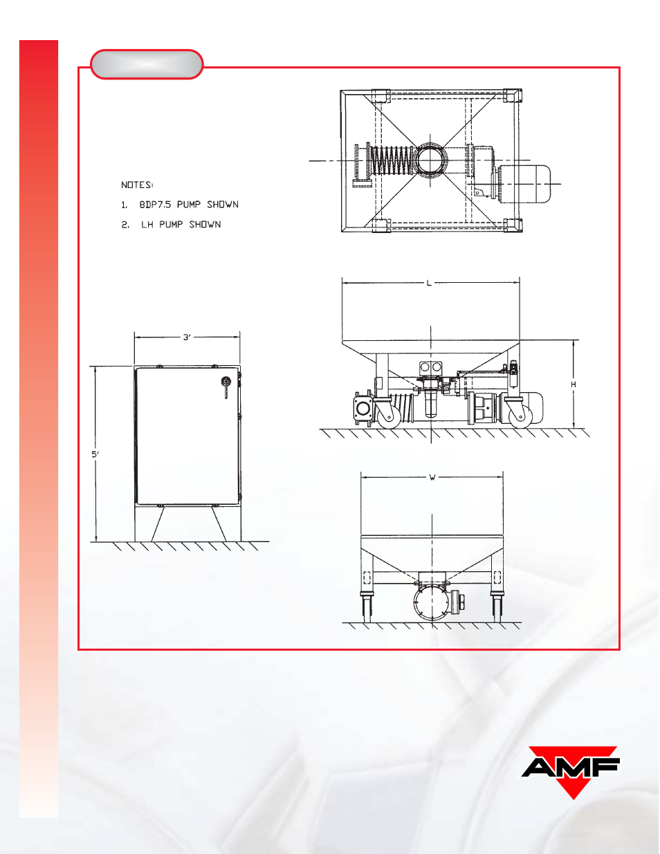 Series iv “z” dough pump | AMF Z Dough Pump Series IV User Manual | Page 4 / 4