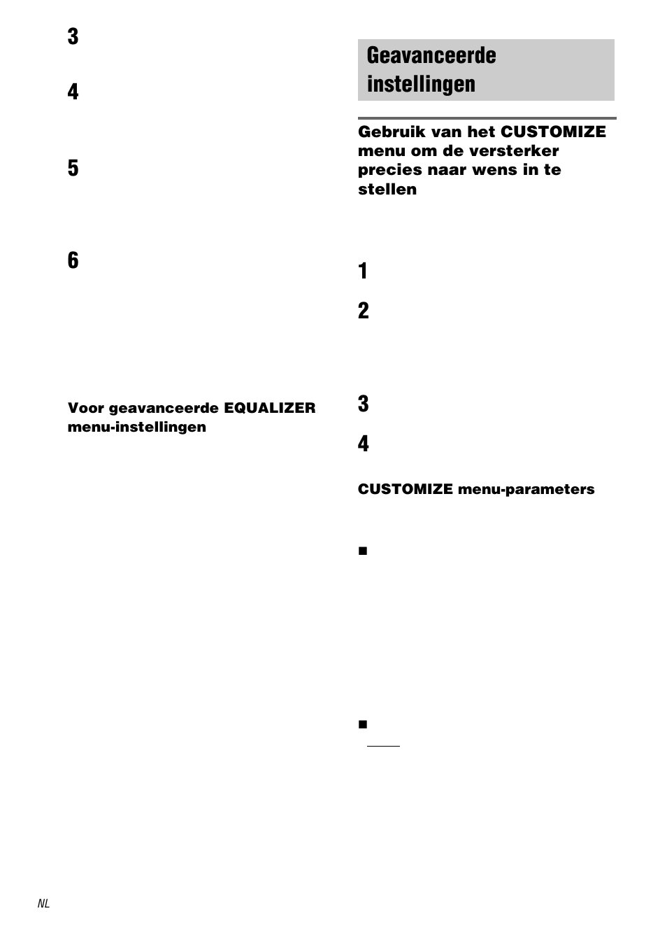Geavanceerde instellingen | Sony TA-DA9000ES User Manual | Page 102 / 188