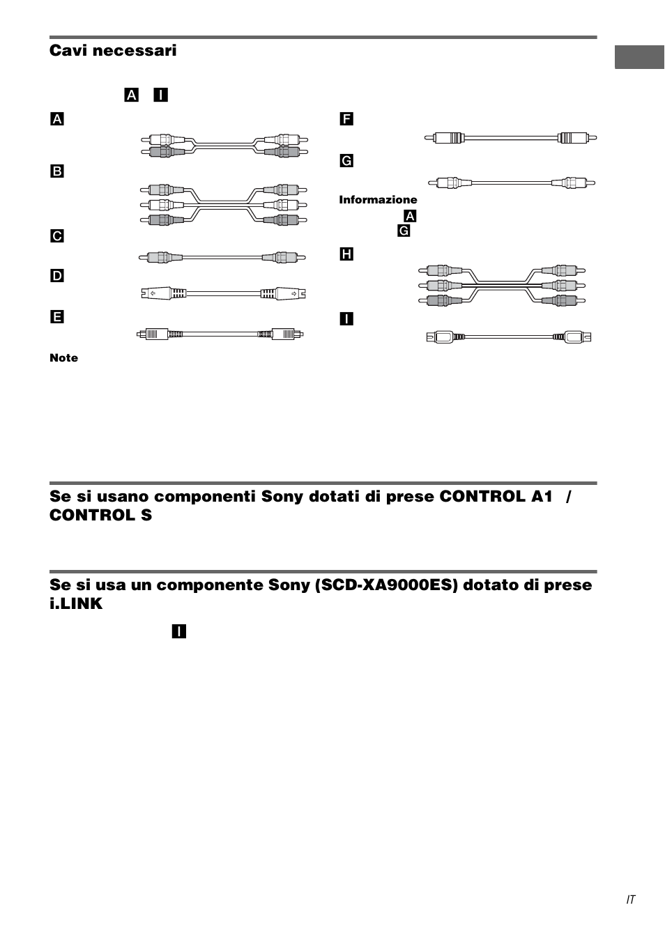 Cavi necessari | Sony TA-DA9000ES User Manual | Page 131 / 188