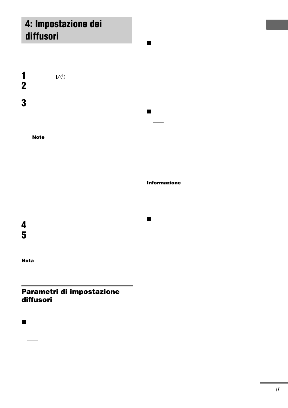 Impostazione dei diffusori | Sony TA-DA9000ES User Manual | Page 145 / 188