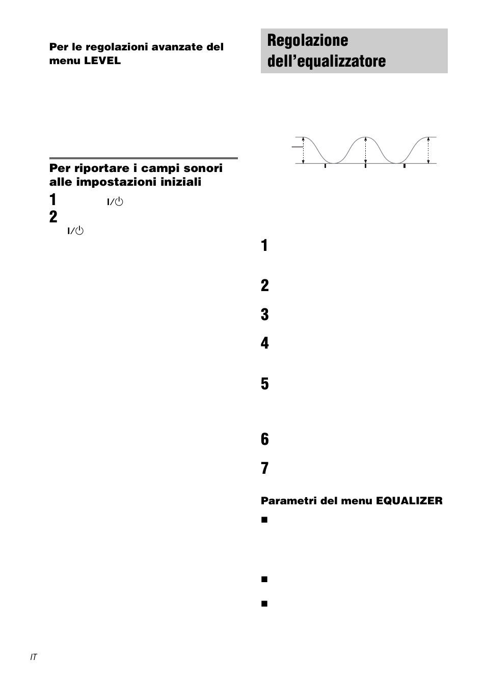 Regolazione dell’equalizzatore | Sony TA-DA9000ES User Manual | Page 162 / 188