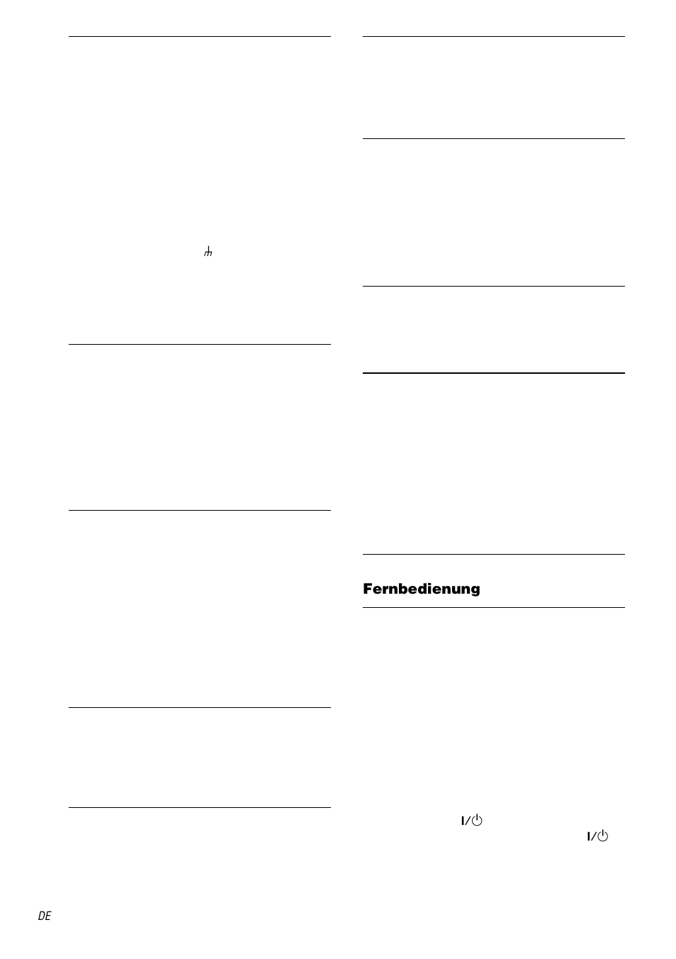 Fernbedienung | Sony TA-DA9000ES User Manual | Page 56 / 188