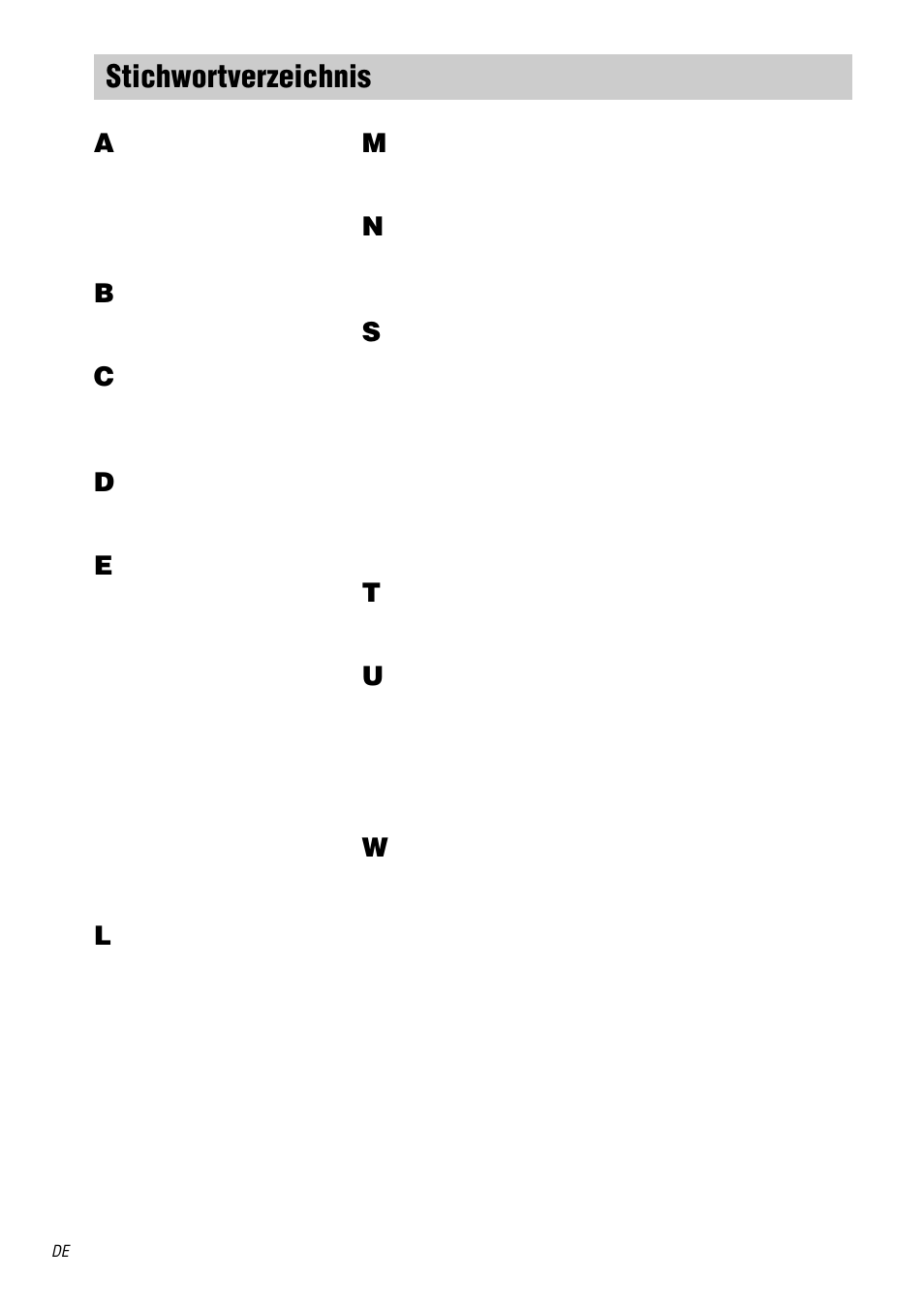 Stichwortverzeichnis | Sony TA-DA9000ES User Manual | Page 62 / 188