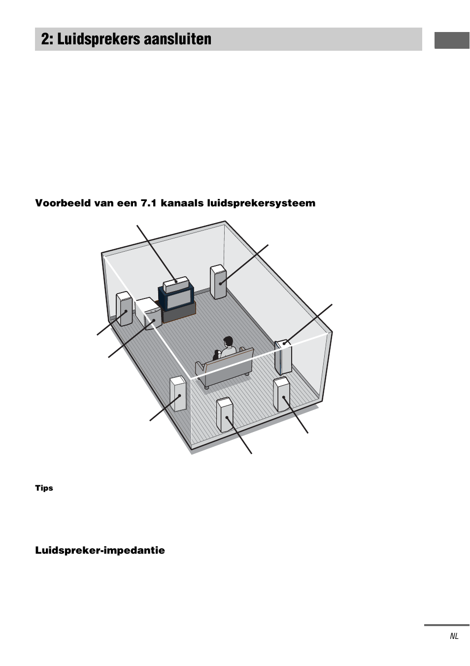 Luidsprekers aansluiten | Sony TA-DA9000ES User Manual | Page 75 / 188