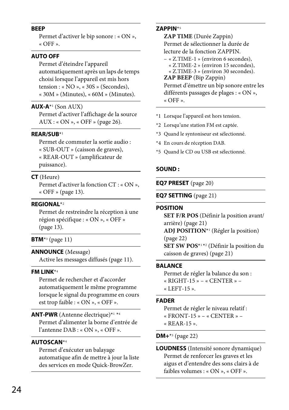 Sony CDX-DAB500U User Manual | Page 88 / 168