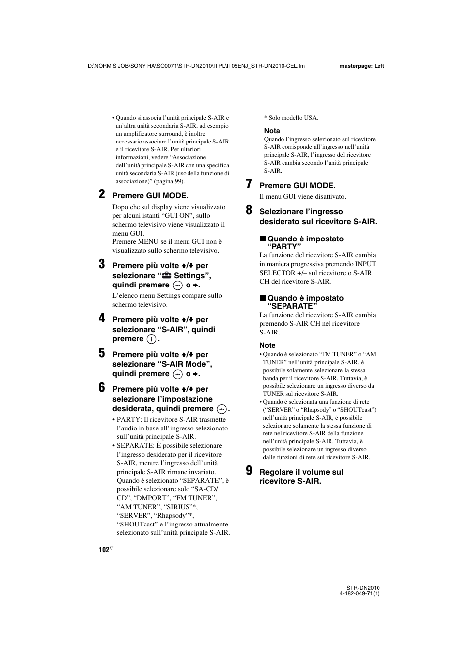 Sony STR-DN2010 User Manual | Page 102 / 328