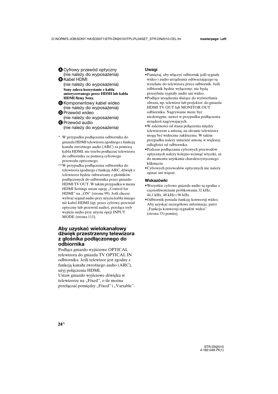 Sony STR-DN2010 User Manual | Page 182 / 328