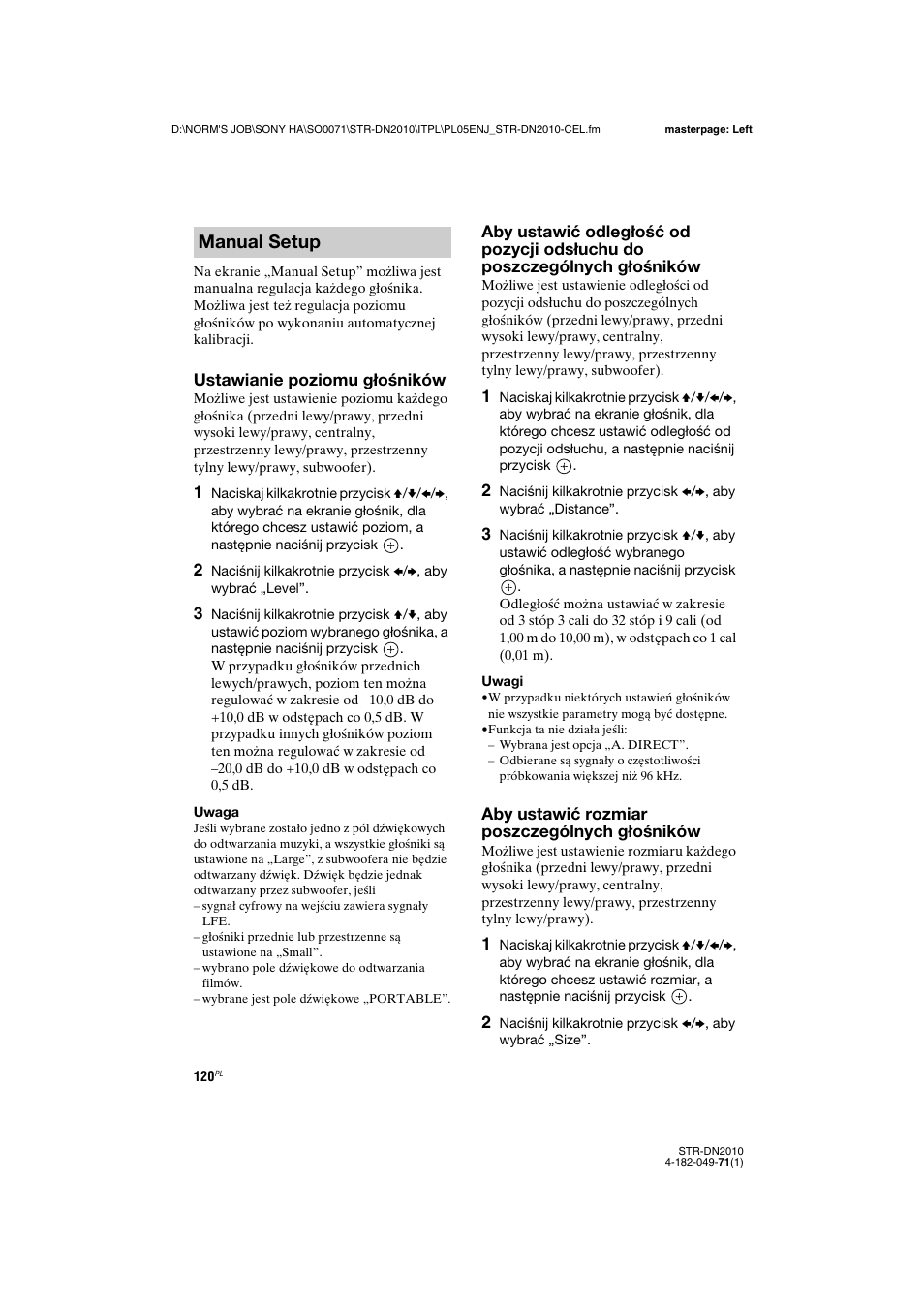 Manual setup | Sony STR-DN2010 User Manual | Page 278 / 328