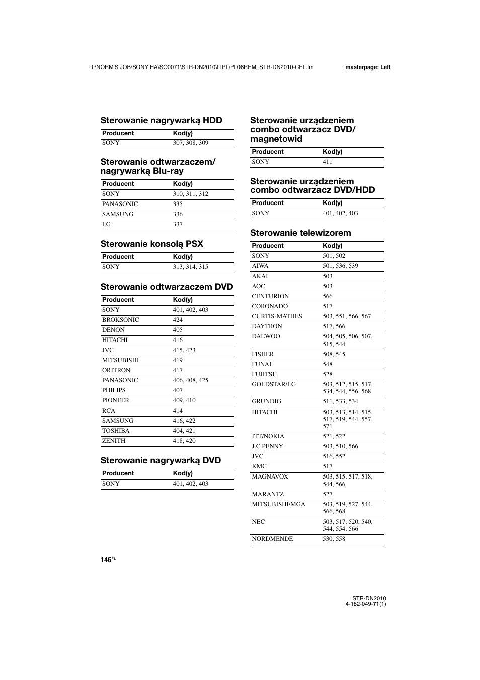 Sony STR-DN2010 User Manual | Page 304 / 328