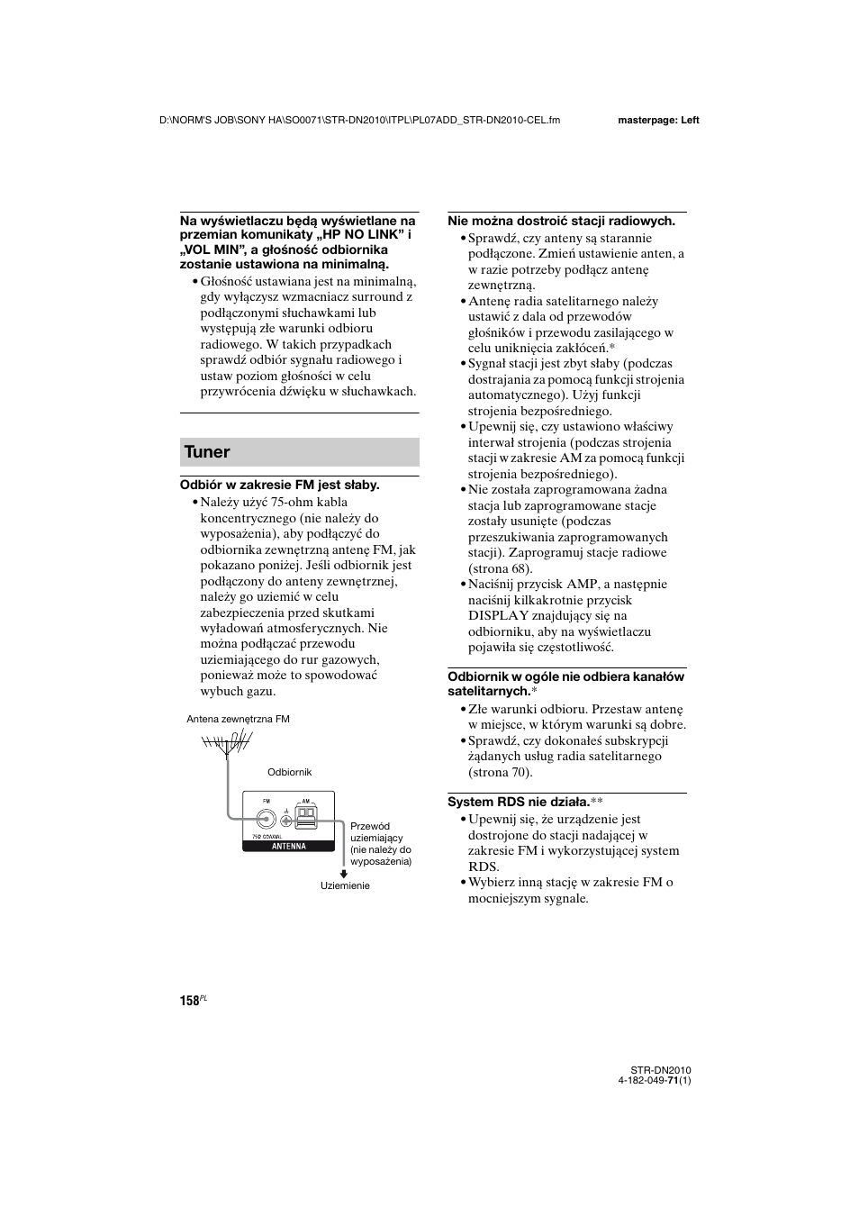 Tuner | Sony STR-DN2010 User Manual | Page 316 / 328