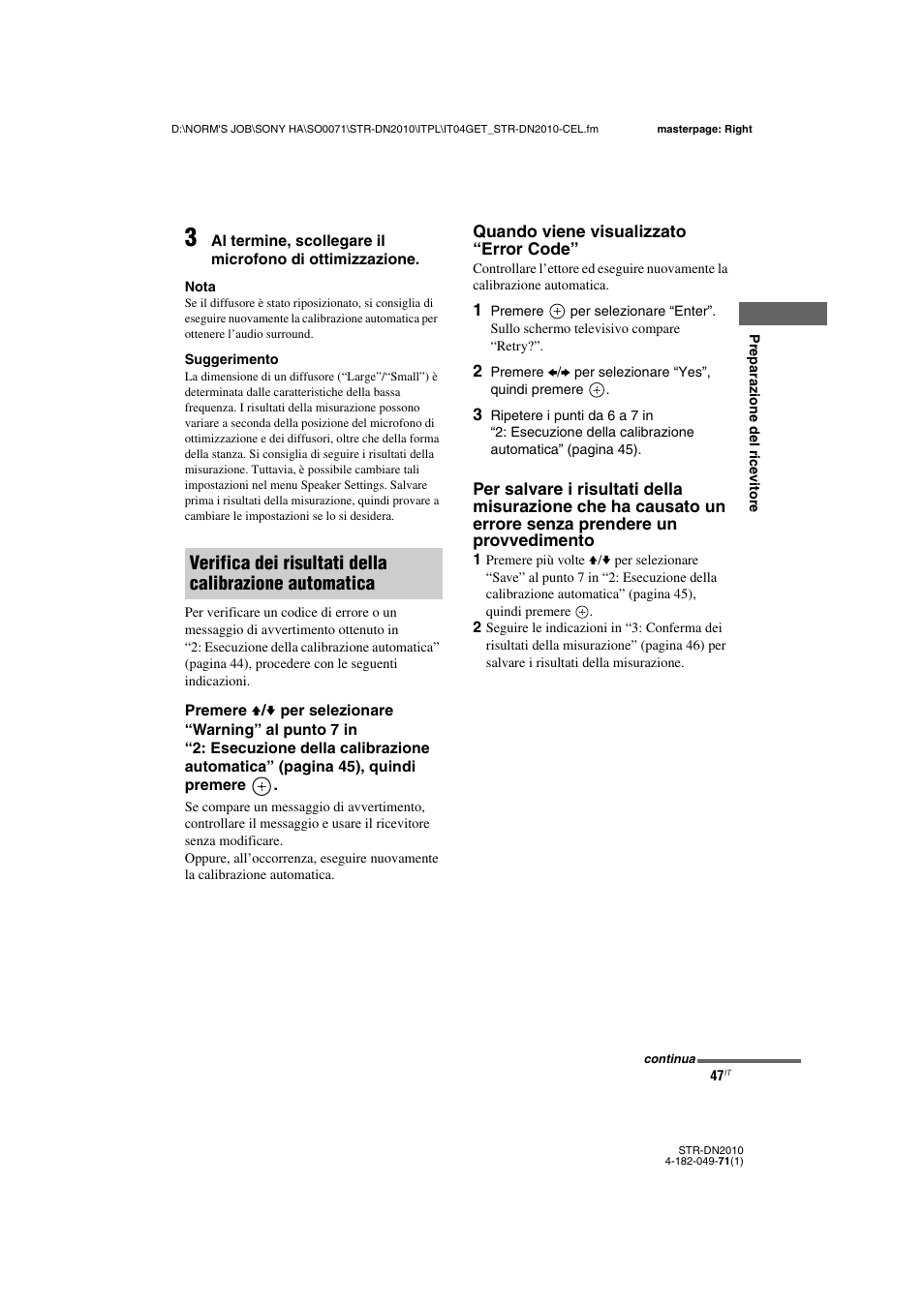 Sony STR-DN2010 User Manual | Page 47 / 328